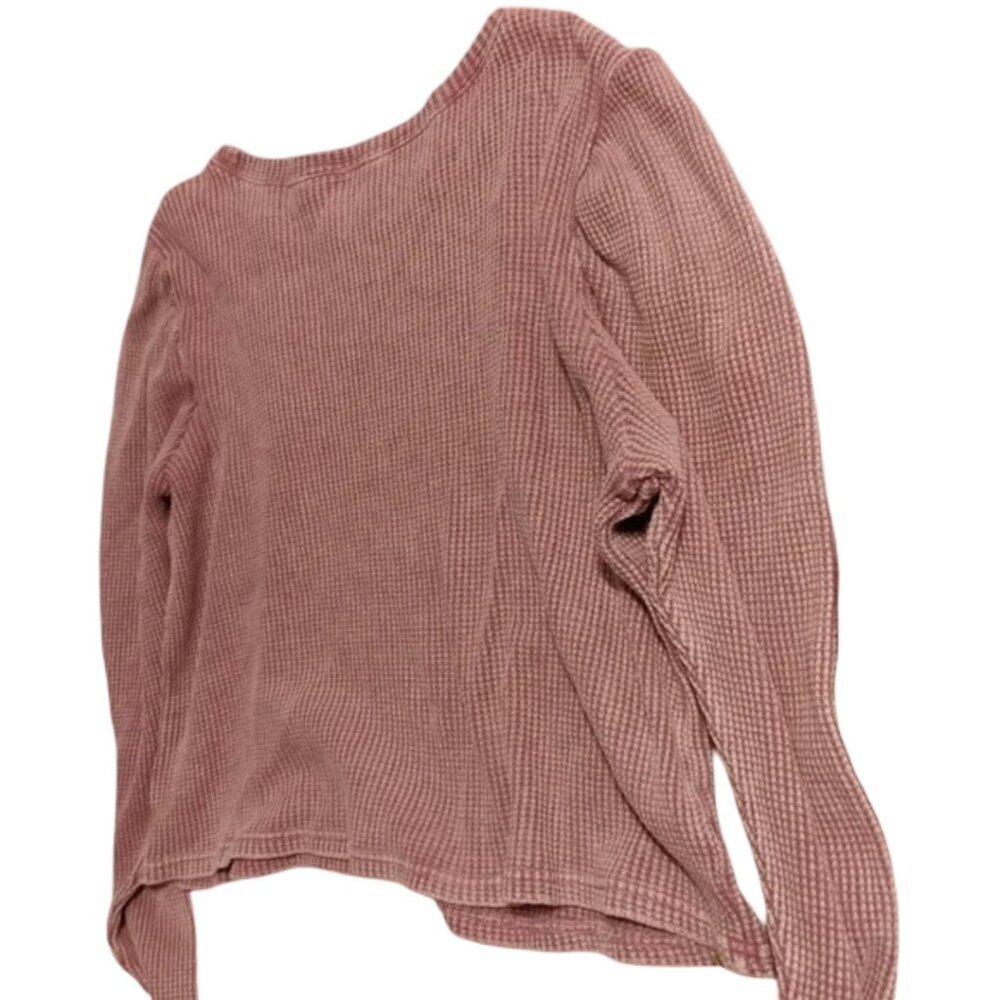 So Me Pink Ribbed Crop Top - Picture 2 of 4